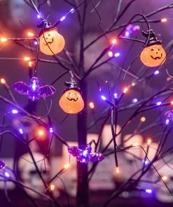 Joiedomi 1.5ft Spooky Tree Pumpkin Decoration All Holiday Decor