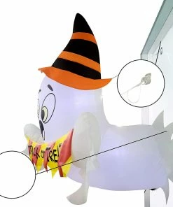 Joiedomi 5ft Halloween Trick Or Treat Ghost Broke Out From Window 10 Joiedomi 5ft Halloween Trick Or Treat Ghost Broke Out From Window