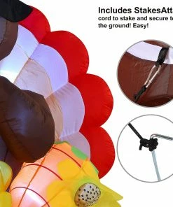 Joiedomi 7ft Turkey Holding With A Corn 9 Joiedomi 7ft Turkey Holding With A Corn