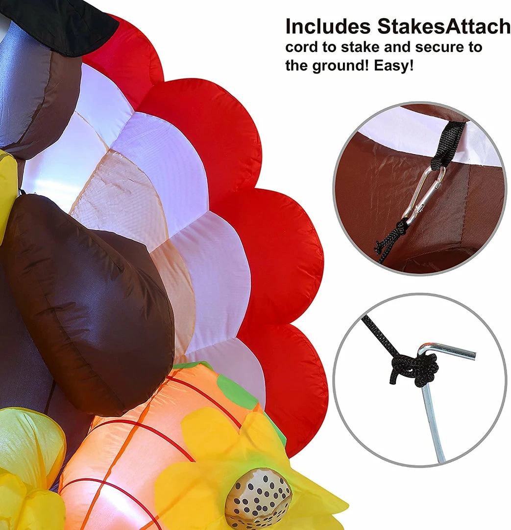 Joiedomi 7ft Turkey Holding With A Corn 3 Joiedomi 7ft Turkey Holding With A Corn