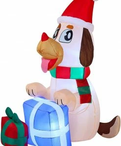 Joiedomi Inflatables 5ft Inflatable Puppy With Two Gifts