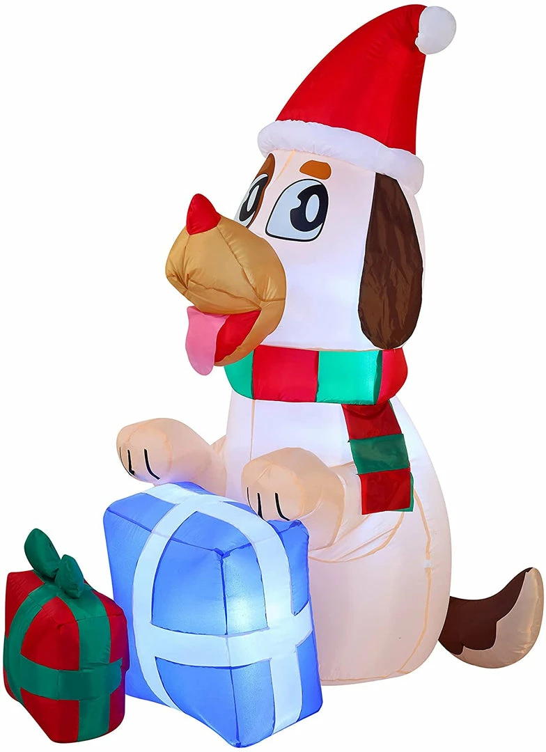 Joiedomi Inflatables 5ft Inflatable Puppy With Two Gifts 2 Joiedomi Inflatables 5ft Inflatable Puppy With Two Gifts