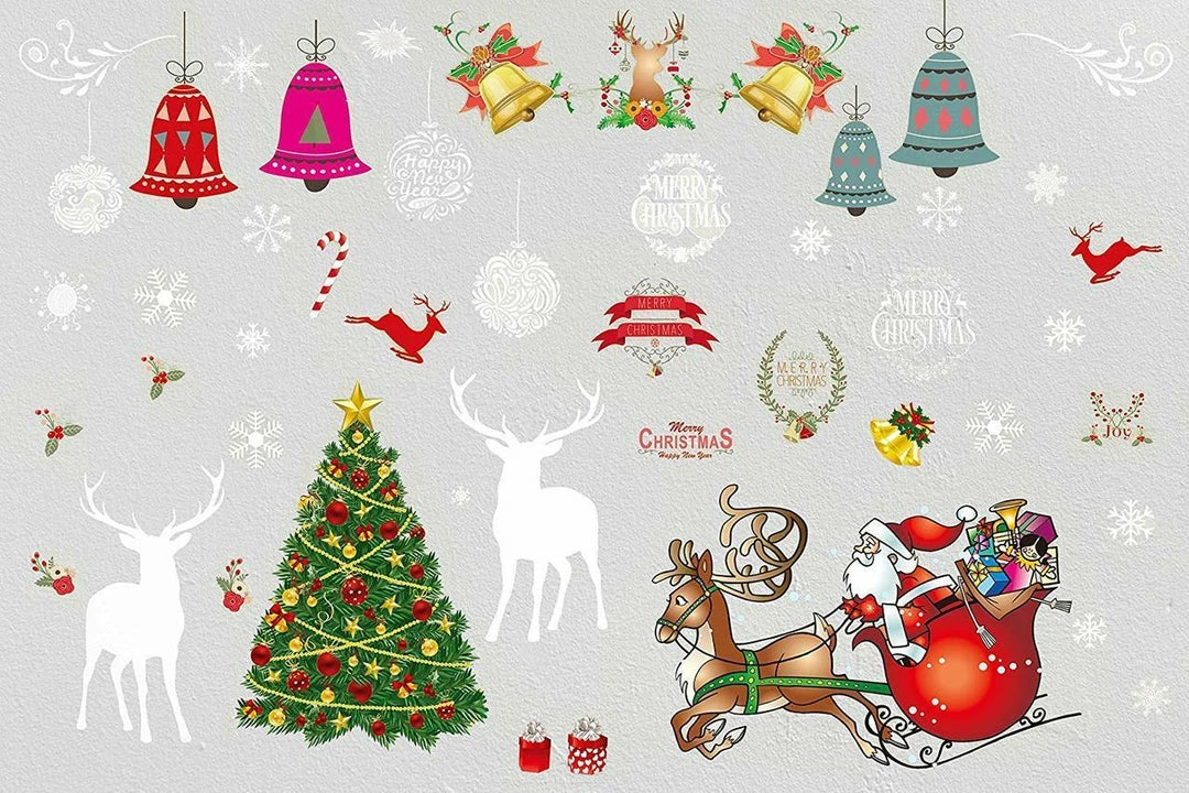 Joiedomi Colorful Holiday Wall Decals 1 Joiedomi Colorful Holiday Wall Decals