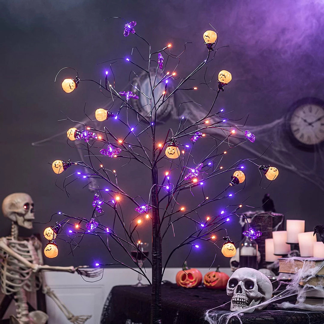 Joiedomi 1.5ft Spooky Tree Pumpkin Decoration All Holiday Decor 3 Joiedomi 1.5ft Spooky Tree Pumpkin Decoration All Holiday Decor