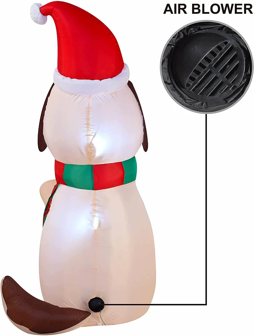 Joiedomi Inflatables 5ft Inflatable Puppy With Two Gifts 3 Joiedomi Inflatables 5ft Inflatable Puppy With Two Gifts