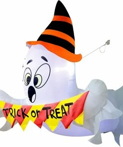 Joiedomi 5ft Halloween Trick Or Treat Ghost Broke Out From Window 12 Joiedomi 5ft Halloween Trick Or Treat Ghost Broke Out From Window