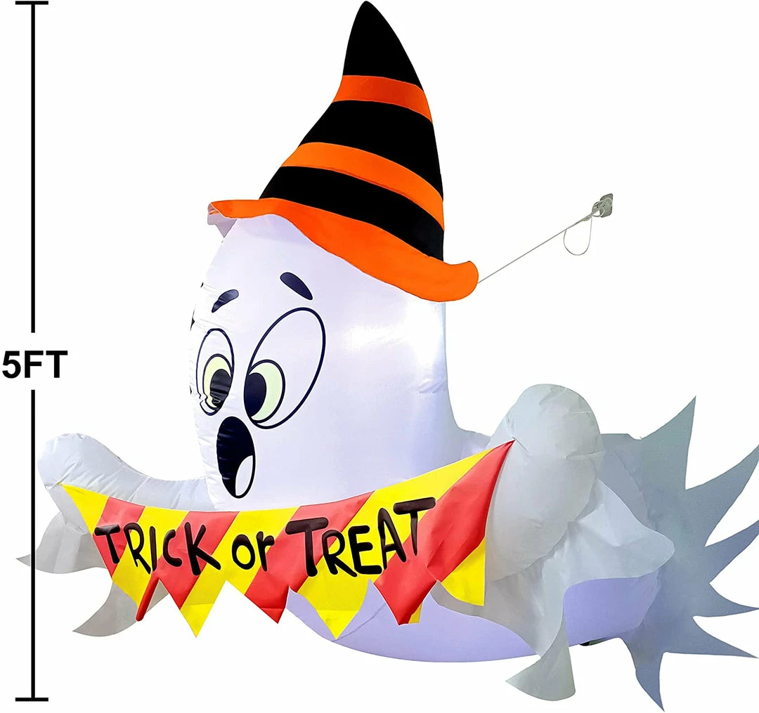 Joiedomi 5ft Halloween Trick Or Treat Ghost Broke Out From Window 6 Joiedomi 5ft Halloween Trick Or Treat Ghost Broke Out From Window