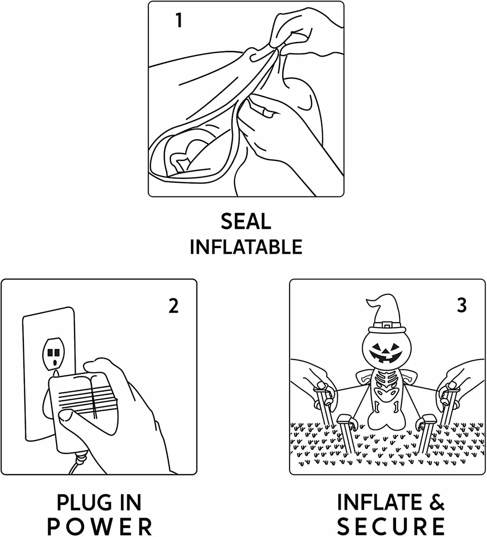 Joiedomi 5ft Halloween Dinosaur Sitting On Pumpkin Inflatable 6 Joiedomi 5ft Halloween Dinosaur Sitting On Pumpkin Inflatable