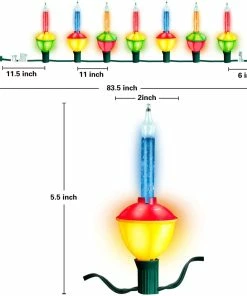 Joiedomi 7ft Christmas Bubble String Lights