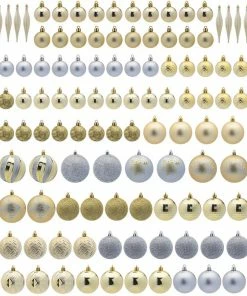 Joiedomi 133 Pcs Christmas Ornaments (Gold&Silver)