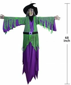 Joiedomi All Holiday Decor Hanging Halloween Witch Decoration