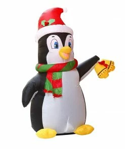 Joiedomi Inflatables Tall Christmas Holiday Penguin Inflatable (5 Ft)