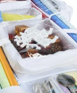 Joiedomi Double Sided Hanging Wrapping Paper Storage, Wrapping Paper Organizer (18”W X 40” L) Organizer & Storage