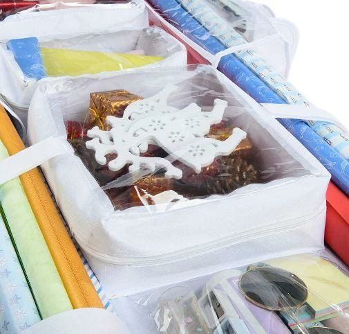 Joiedomi Double Sided Hanging Wrapping Paper Storage, Wrapping Paper Organizer (18”W X 40” L) Organizer & Storage 2 Joiedomi Double Sided Hanging Wrapping Paper Storage, Wrapping Paper Organizer (18”W X 40” L) Organizer & Storage