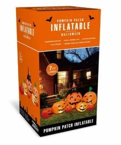 Joiedomi Large Halloween Pumpkin Patch With Cat Inflatable 7 Ft 6 Joiedomi Large Halloween Pumpkin Patch With Cat Inflatable 7 Ft