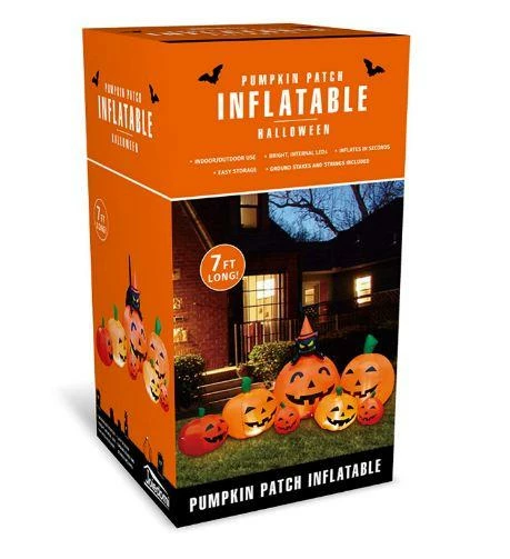 Joiedomi Large Halloween Pumpkin Patch With Cat Inflatable 7 Ft 3 Joiedomi Large Halloween Pumpkin Patch With Cat Inflatable 7 Ft