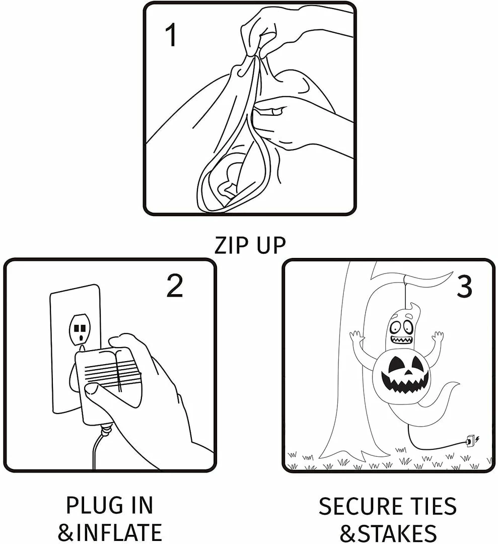 Joiedomi 4ft Halloween Inflatable Ghost In A Pumpkin 2 Joiedomi 4ft Halloween Inflatable Ghost In A Pumpkin