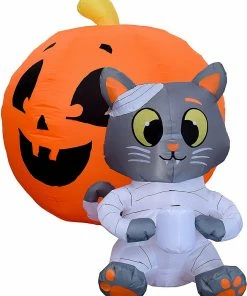 Joiedomi 4 FT Tall Halloween Inflatable Mummy Cat Pumpkin Inflatables 16 Joiedomi 4 FT Tall Halloween Inflatable Mummy Cat Pumpkin Inflatables