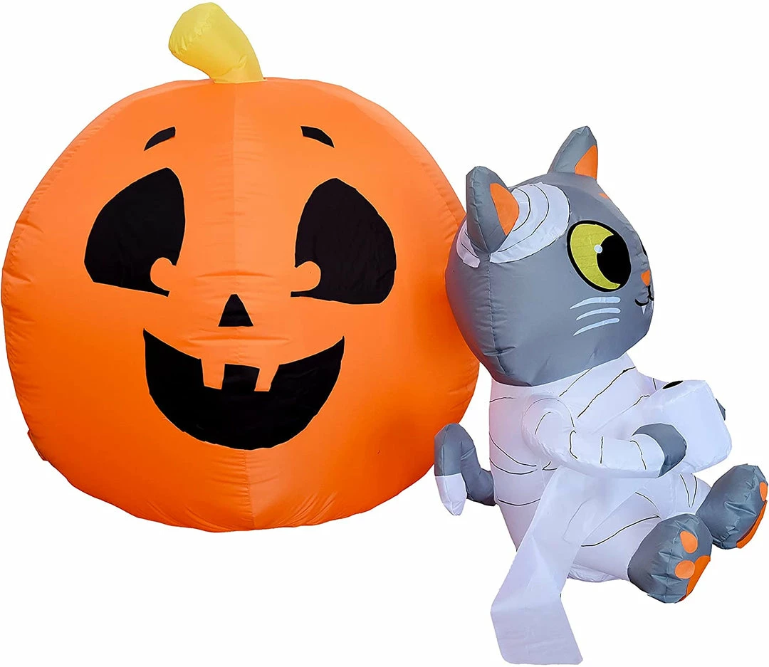 Joiedomi 4 FT Tall Halloween Inflatable Mummy Cat Pumpkin Inflatables 9 Joiedomi 4 FT Tall Halloween Inflatable Mummy Cat Pumpkin Inflatables
