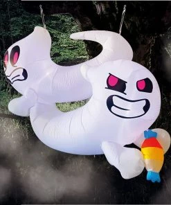 Joiedomi 5ft 2 Halloween Ghost Fighting For Candy