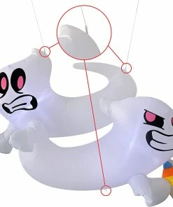 Joiedomi 5ft 2 Halloween Ghost Fighting For Candy