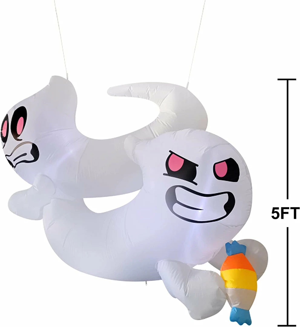Joiedomi 5ft 2 Halloween Ghost Fighting For Candy 5 Joiedomi 5ft 2 Halloween Ghost Fighting For Candy