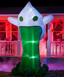 Joiedomi 10 FT Tall Halloween Inflatable Throwing Up Ghost