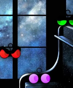 Joiedomi Halloween Flashing Peeping Eyes Lights Animated, 3 Pack