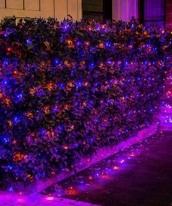 Joiedomi 150 M5 LED Black Wire Net Lights (Orange & Purple) All Holiday Decor 8 Joiedomi 150 M5 LED Black Wire Net Lights (Orange & Purple) All Holiday Decor