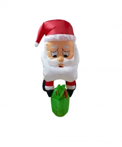 Joiedomi Inflatables Santa Hung On A Tree