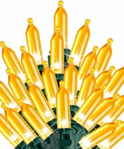 Joiedomi 100 Count Orange LED Green Wire String Lights All Holiday Decor