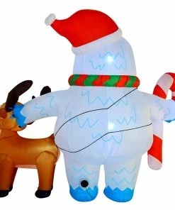 Joiedomi Inflatables 6ft Christmas Inflatable Yeti 9 Joiedomi Inflatables 6ft Christmas Inflatable Yeti