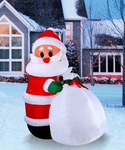 Joiedomi 7.9ft Christmas Inflatable Santa With Multicolor Gift Bag 8 Joiedomi 7.9ft Christmas Inflatable Santa With Multicolor Gift Bag
