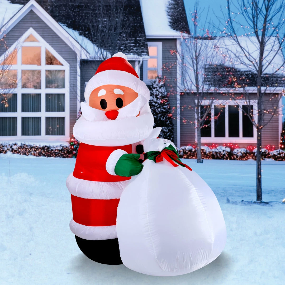 Joiedomi 7.9ft Christmas Inflatable Santa With Multicolor Gift Bag 4 Joiedomi 7.9ft Christmas Inflatable Santa With Multicolor Gift Bag