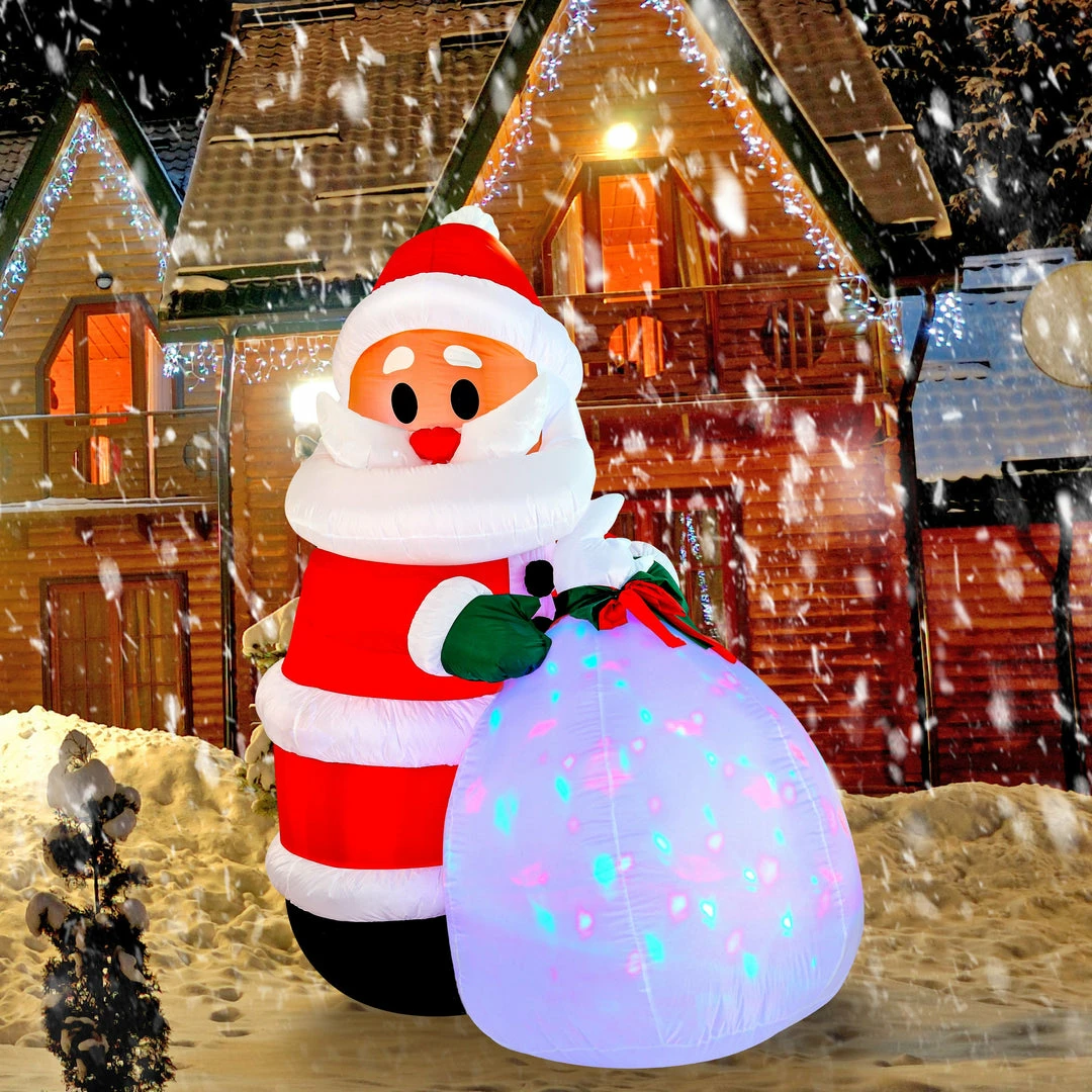Joiedomi 7.9ft Christmas Inflatable Santa With Multicolor Gift Bag 5 Joiedomi 7.9ft Christmas Inflatable Santa With Multicolor Gift Bag
