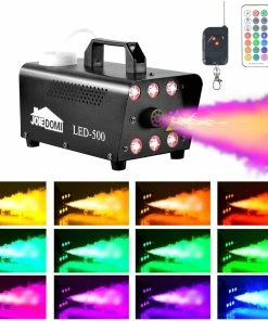 Joiedomi 500W Fog Machine With 6 Multicolor LED Lights (Remote Control)