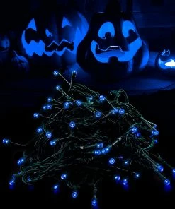 Joiedomi All Holiday Decor 300-Count Blue LED Mini String Lights, 8 Modes