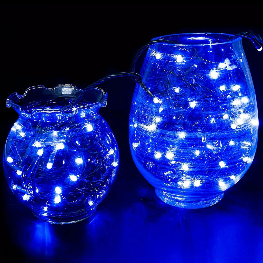Joiedomi 100-Count Blue LED Mini String Lights, 8 Modes All Holiday Decor 6 Joiedomi 100-Count Blue LED Mini String Lights, 8 Modes All Holiday Decor