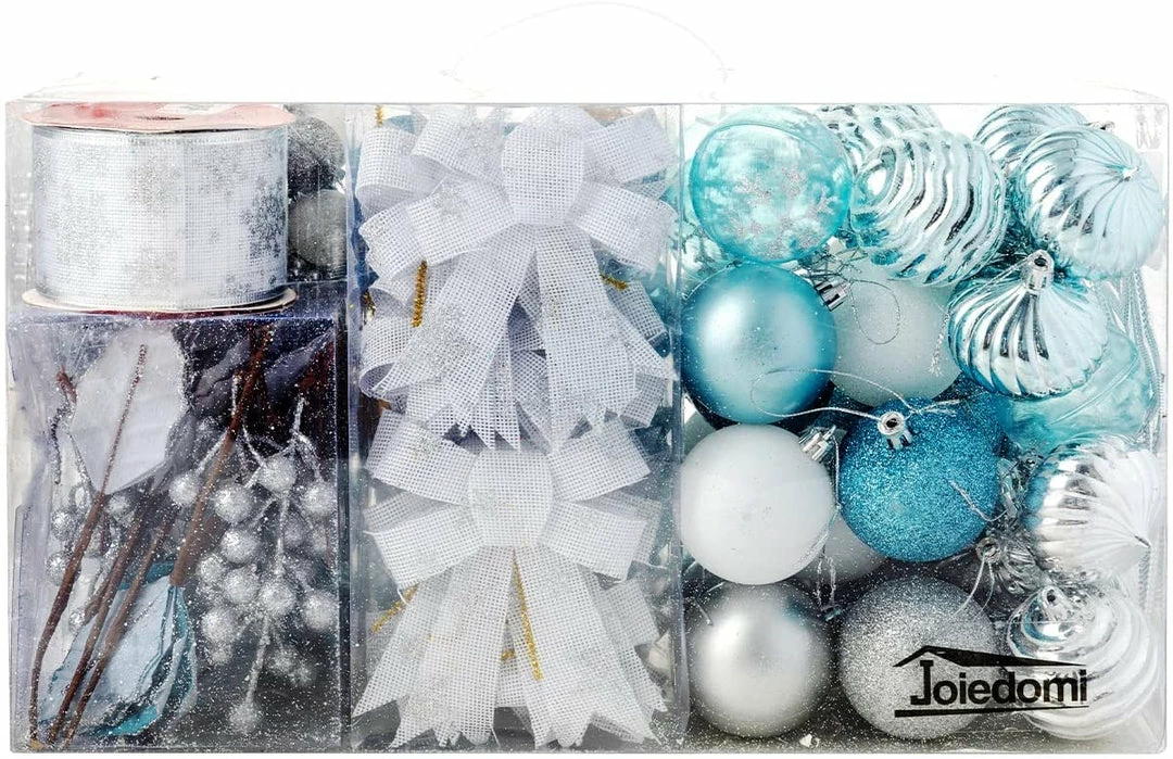 Joiedomi All Holiday Decor 130 Pcs Assorted Christmas Ornaments Set 2 Joiedomi All Holiday Decor 130 Pcs Assorted Christmas Ornaments Set