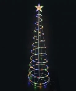 Joiedomi All Holiday Decor 5ft Lighted Spiral Christmas Tree