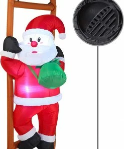Joiedomi Climbing Santa With Build-in LEDs Inflatables