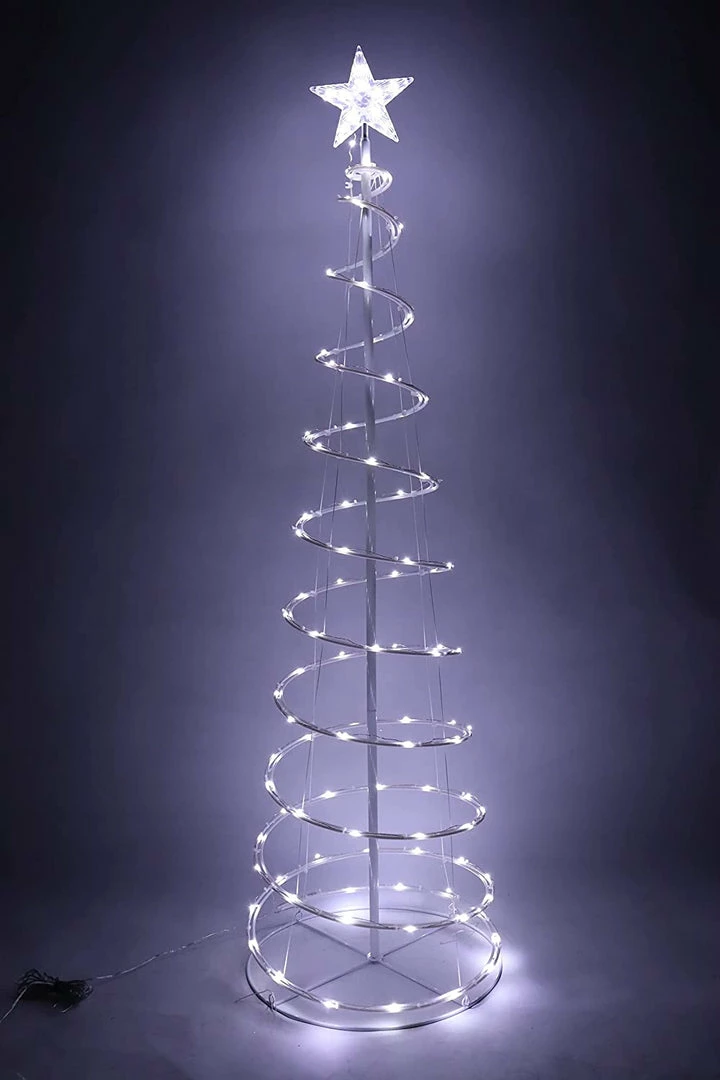 Joiedomi All Holiday Decor 5ft Lighted Spiral Christmas Tree With 100 LED 1 Joiedomi All Holiday Decor 5ft Lighted Spiral Christmas Tree With 100 LED