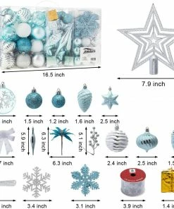 Joiedomi All Holiday Decor 130 Pcs Assorted Christmas Ornaments Set 7 Joiedomi All Holiday Decor 130 Pcs Assorted Christmas Ornaments Set