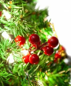 Joiedomi All Holiday Decor 23" Prelit Table-top Christmas Tree With DIY Kits (Red)