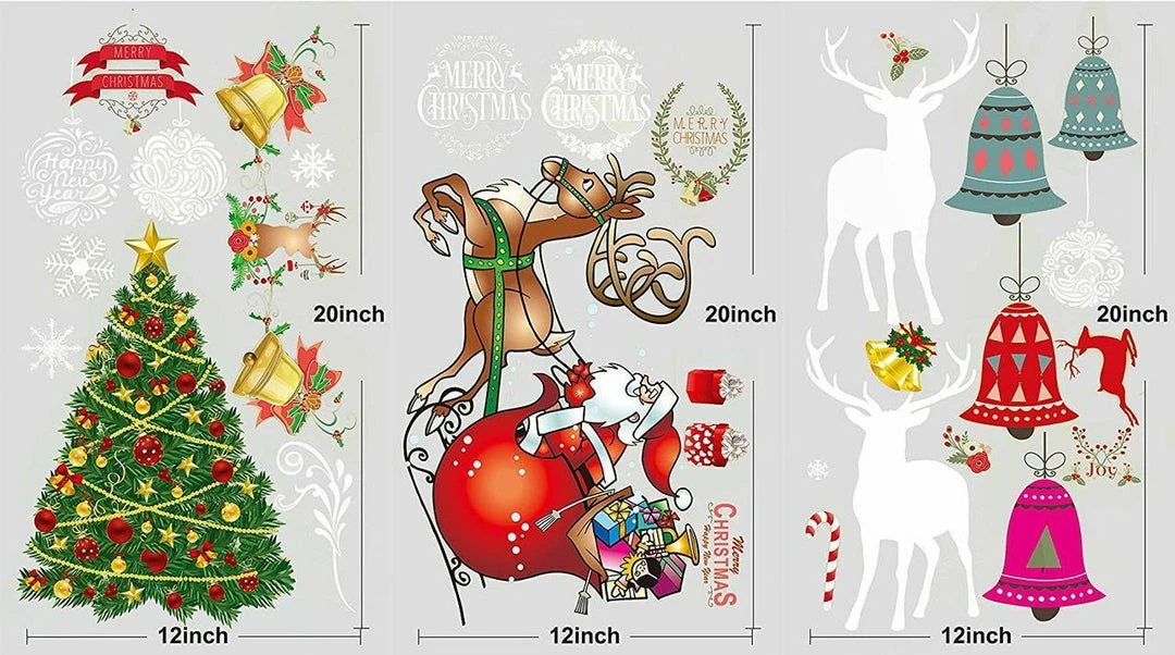 Joiedomi Colorful Holiday Wall Decals 3 Joiedomi Colorful Holiday Wall Decals