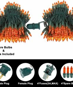 Joiedomi All Holiday Decor 150 Count Waterproof Halloween String Lights - 3 Sets 6 Joiedomi All Holiday Decor 150 Count Waterproof Halloween String Lights - 3 Sets