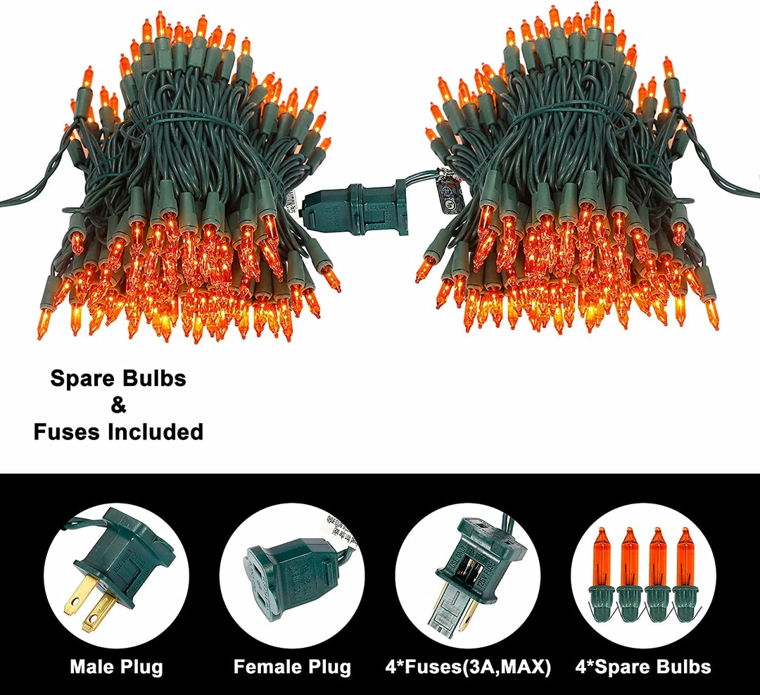 Joiedomi All Holiday Decor 150 Count Waterproof Halloween String Lights - 3 Sets 3 Joiedomi All Holiday Decor 150 Count Waterproof Halloween String Lights - 3 Sets