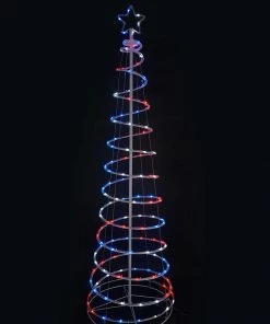 Joiedomi 6ft Smart Animated Lightshow Spiral Christmas Tree All Holiday Decor