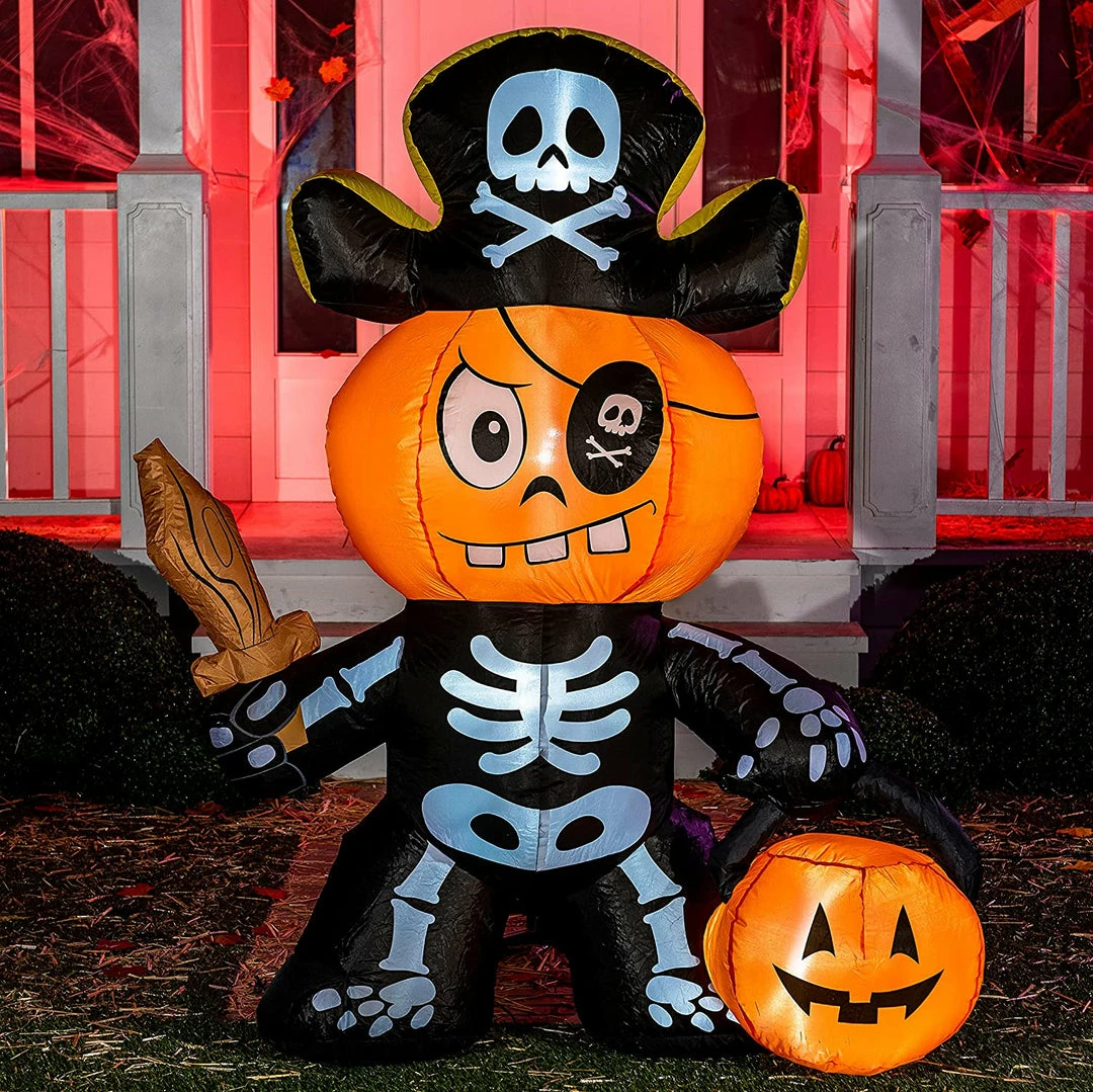 Joiedomi 5ft Halloween Inflatable Ghost Pumpkin Pirate 1 Joiedomi 5ft Halloween Inflatable Ghost Pumpkin Pirate