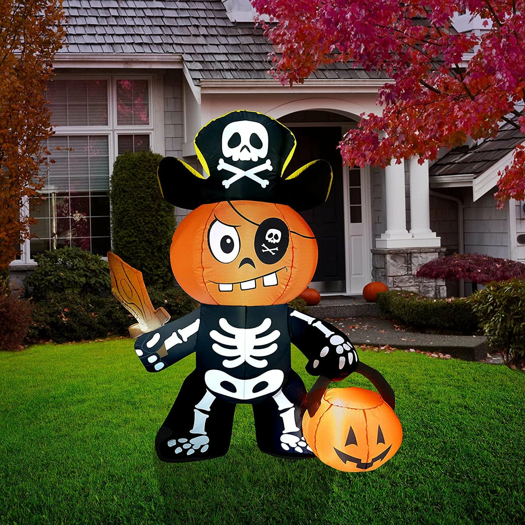 Joiedomi 5ft Halloween Inflatable Ghost Pumpkin Pirate 2 Joiedomi 5ft Halloween Inflatable Ghost Pumpkin Pirate